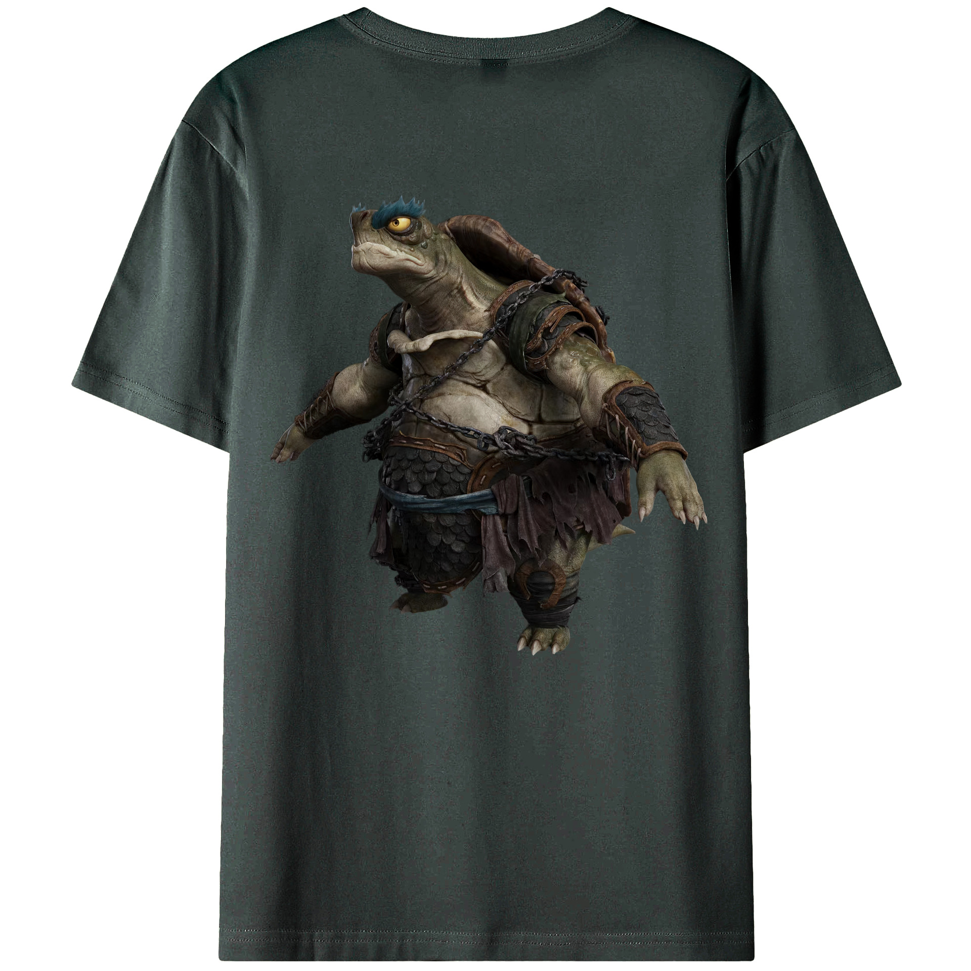 （画像用） Ne Zha 2 ナタ 魔童の大暴れ 綿100％ メンズ半袖Tシャツ（バックプリント） 通気性